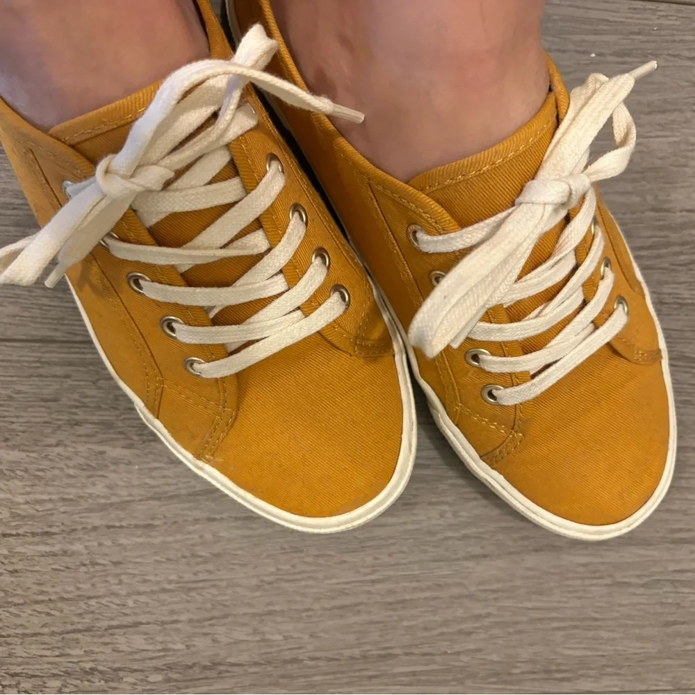 Old Navy Mustard Yellow Sneakers - Picture 2 of 10